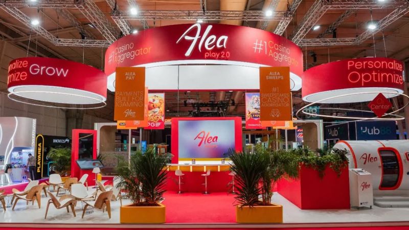 Alea’s flashy conference presence